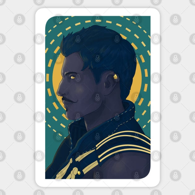 Dragon Age Inquisition - Dorian Pavus Magnet by celestialuka